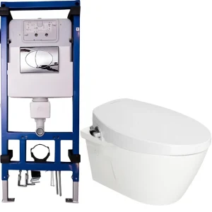 Bồn Cầu American Standard VF-3119B SLIM00001 WT-G3004A VPTL-3815 Treo Tường Nắp Cơ