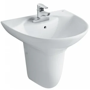 Lavabo Treo Tường Inax L-288V/L-288VC Chân Ngắn