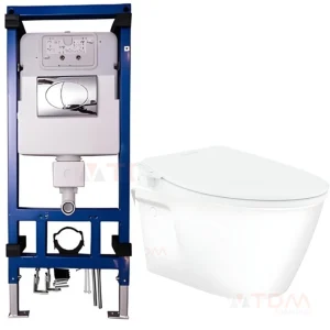 Bồn Cầu American Standard VF-3119B M4A839 WT-G3004A VPTL-3815 Treo Tường Nắp Cơ