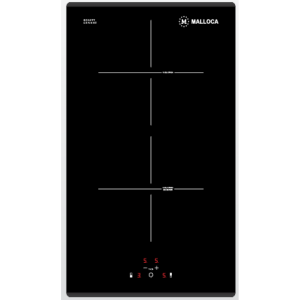 Bếp Điện Từ Malloca MDI 302 Mặt Kính 2 Bếp Domino