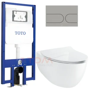 Bồn Cầu TOTO CW812RA/TC600VS/WH172A/MB175M#SS Treo Tường