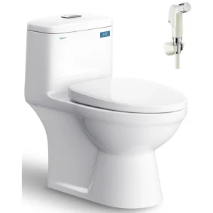 Bồn Cầu Viglacera BL5 Nắp Êm V37 + Vòi Xịt VG826