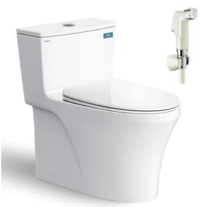 Bồn Cầu Viglacera HL2 Nắp V687 1 Khối Nano Titan + VG826