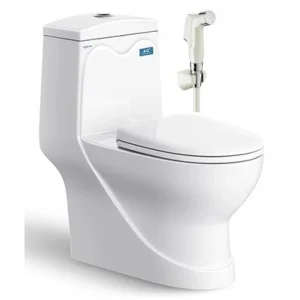 Bồn Cầu Viglacera V38 Nắp V38 + Vòi Xịt VG826 Xả Mưa