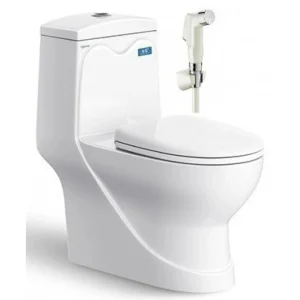 Bồn Cầu Viglacera V38M Nắp V38M + Vòi Xịt VG826 Xả Xoáy Hà Nội