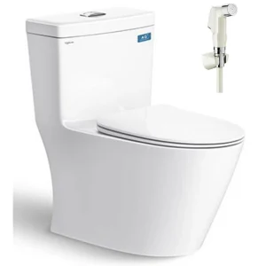 Bồn Cầu Viglacera V62 Nắp Êm V687 1 Khối Tặng VG826 + VG853