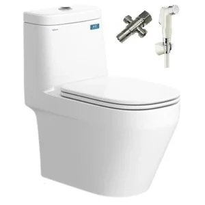 Bồn Cầu Viglacera V68 Xả Xoáy 1 Khối Hải Vân + VG826 + VG853