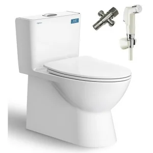 Bồn Cầu Viglacera V808 Nắp V39 1 Khối Nano Titan + VG826 + VG853