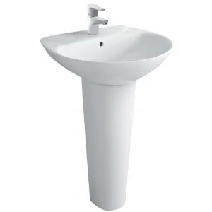 Chậu Lavabo Inax L-288V/L-288VD Treo Tường Kèm Chân Dài