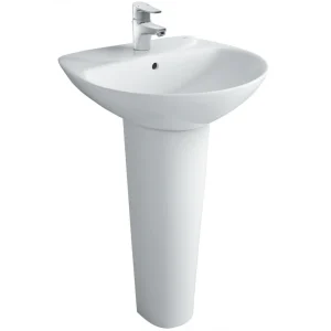 Lavabo Treo Tường Inax L-285V/L-288VD Kèm Chân Dài