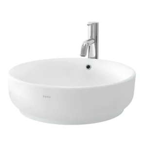 Chậu Rửa Mặt Lavabo TOTO LW895JW/F#W Đặt Bàn