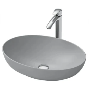 Chậu Lavabo TOTO LT1705#MGR Đặt Bàn Màu Xám Mờ 550x380 mm