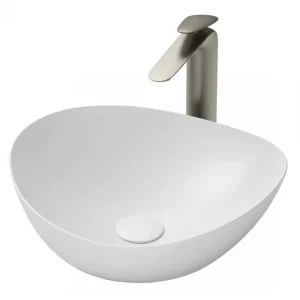 Chậu Rửa Lavabo TOTO LT4704G19#MW Đặt Bàn Màu Trắng Mờ 420x460x177 mm