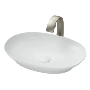 Chậu Rửa Mặt Lavabo TOTO LT4706#MW Đặt Bàn Màu Trắng Mờ 600x420 mm