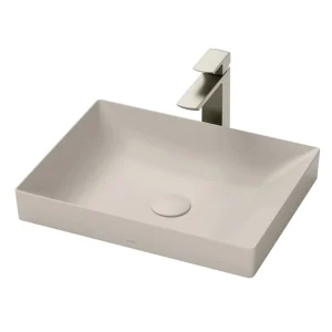 Chậu Rửa Mặt Lavabo TOTO LT4715G17#MBE Đặt Bàn Màu Be Mờ 500x380 mm