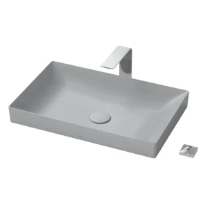 Chậu Rửa Mặt Lavabo TOTO LT4716G19#MGR Đặt Bàn Màu Xám Mờ 600x380 mm