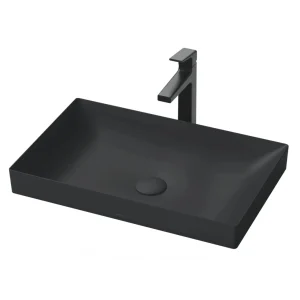 Chậu Rửa Mặt Lavabo TOTO LT4716G17#MBL Đặt Bàn Màu Đen Mờ 600x380 mm