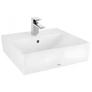 [CLC] Chậu Lavabo TOTO LT710GJ#W Đặt Bàn (Có Lỗ Gắn Bình Xà Phòng)