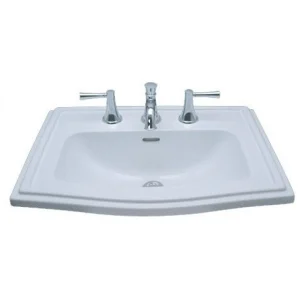 [CLC] Chậu Rửa Mặt Lavabo TOTO LW781J#W Dương Vành 3 Lỗ