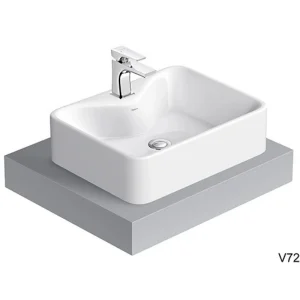 Chậu Rửa Lavabo Đặt Bàn Viglacera V72