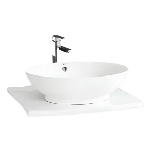 Mặt Bàn Sứ Viglacera BS875 Đặt Chậu Lavabo