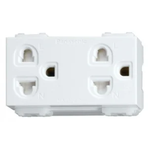 Ổ Cắm Đôi Panasonic WEV1582SW/WEV1582-7SW Dòng Wide