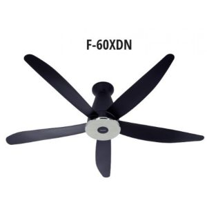 Quạt Panasonic F-60XDN Gắn Trần 5 Cánh Màu Đen
