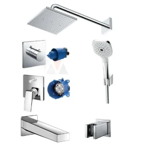 Sen Tắm TOTO TBG10304VA/TBW08001A/TBW02006A/TBG10001B/TBV02103B/TBW08010A Âm Tường 3 Đường Nước