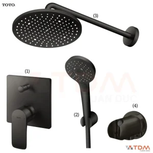 Sen Tắm Âm Tường TOTO TBG04304BB#MBL TBW07002A#MBL TBW01010A#MBL TBW07021A#MBL Màu Đen