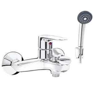 Vòi Sen Tắm Nóng Lạnh Inax BFV-1113S-4C (BFV1113S4C) Tay Sen Mạ