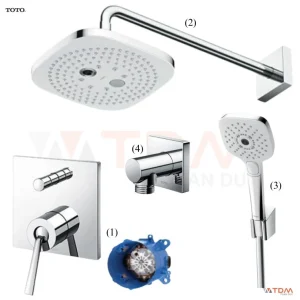 Sen Tắm TOTO TBP02302B TBW02004A TBW02006A Âm Tường