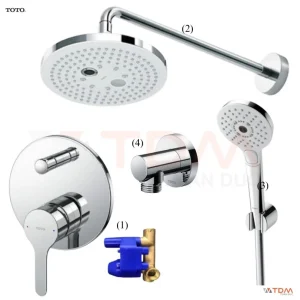 Sen Tắm TOTO TBS01304B TBW01004A TBW01010A Âm Tường