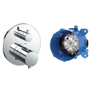 Sen Âm Tường TOTO TBV01408B/TBN01001B Nhiệt Độ Chuyển Hướng 2 Thiết Bị