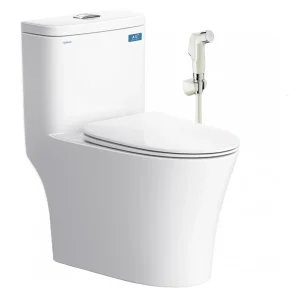 Bồn Cầu Viglacera V63 Nắp Êm V68 Tặng Vòi Xịt VG826