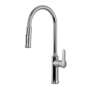 Vòi Rửa Chén Bát Malloca K94C Dây Rút Nóng Lạnh