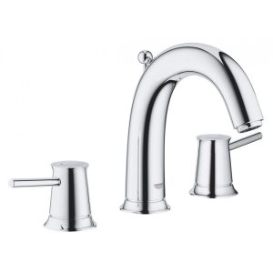 Vòi Chậu Rửa Mặt Grohe 20470000 Nóng Lạnh BauClassic 3 lỗ