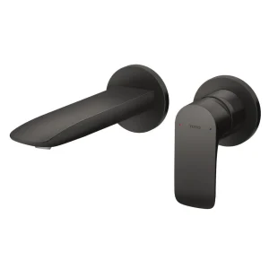 Vòi Lavabo TOTO TLG04309BB#MBL Nóng Lạnh Gắn Tường Màu Đen Mờ