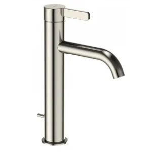 Vòi Lavabo TOTO TLG11303B#PN Nóng Lạnh Cổ Vừa Nickel Bóng