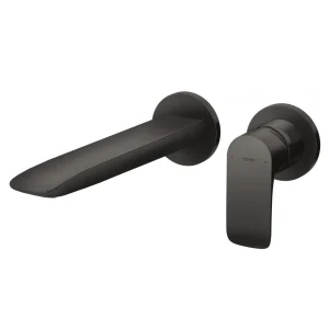 Vòi Lavabo TOTO TLG04310BB#MBL Nóng Lạnh Gắn Tường Màu Đen Mờ