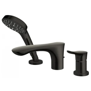 Vòi Xả Bồn Tắm TOTO TBG01305BC#MBL Gật Gù 3 Lỗ  Màu Đen Mờ