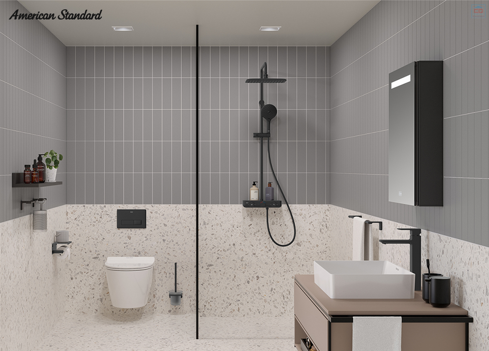 Phòng tắm American Standard hiện đại, tiện nghi