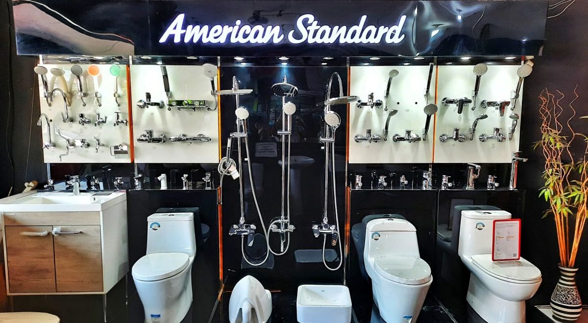 Bồn cầu American Standard 1 khối chính hãng với thiết kế hiện đại cho phòng tắm
