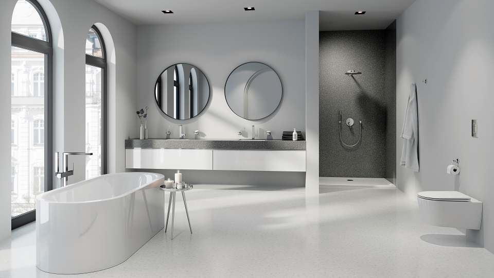 Combo thiết bị vệ sinh American Standard đồng bộ cho phòng tắm khách sạn