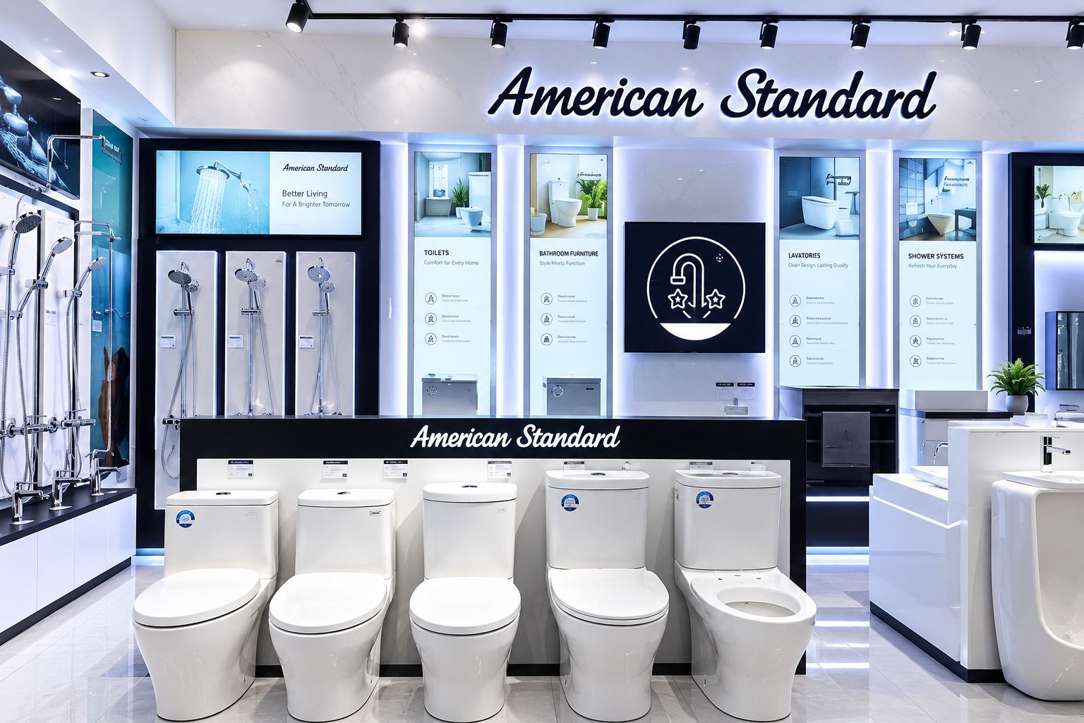 American Standard Quảng Trị – thiết bị vệ sinh hiện đại cho phòng tắm