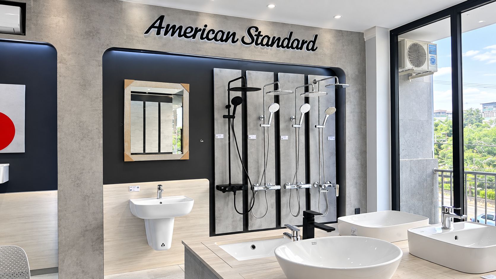 Showroom American Standard Quảng Trị trưng bày thiết bị vệ sinh
