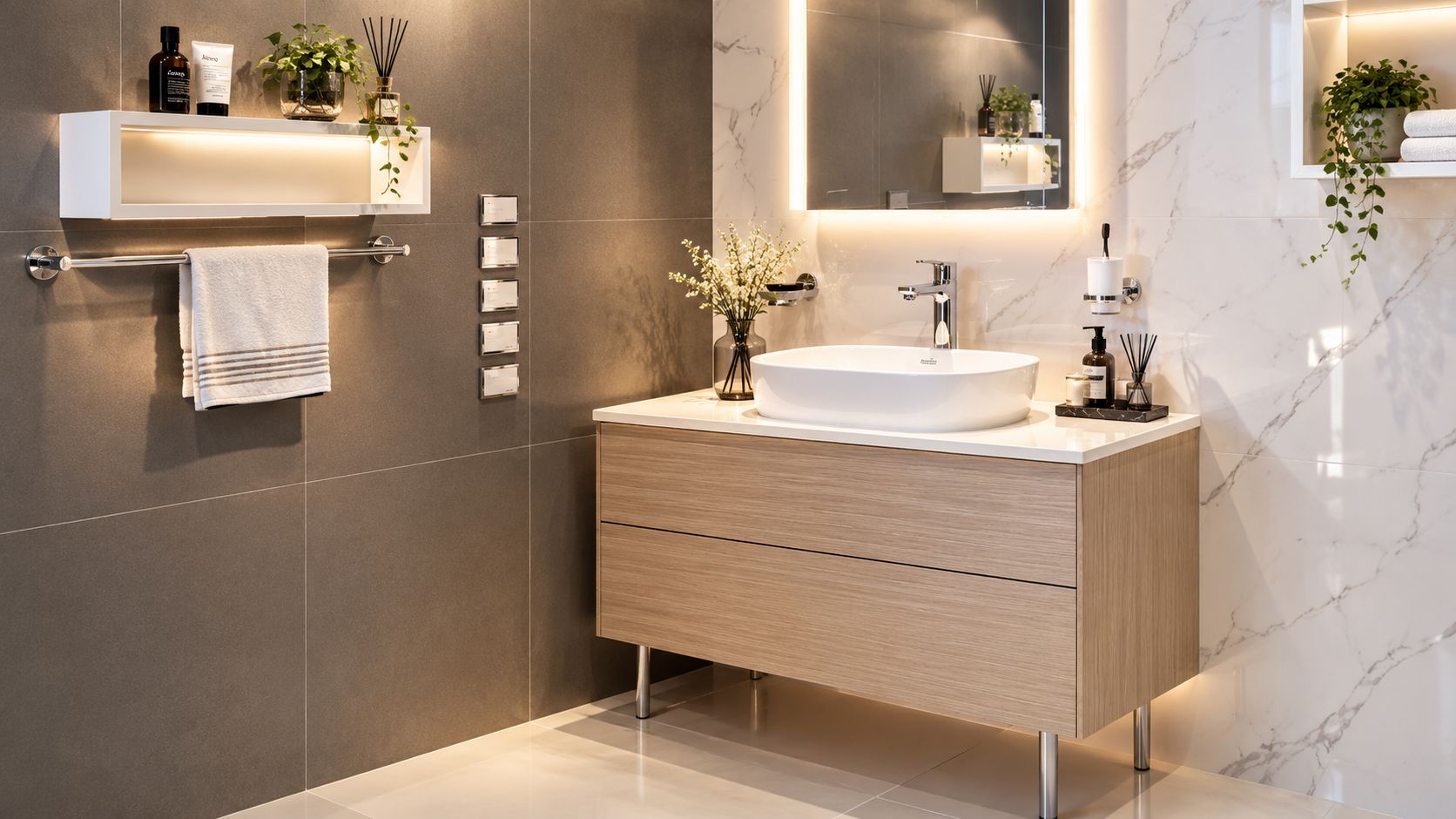 Ứng dụng của vòi lavabo American Standard trong phòng tắm hiện đại