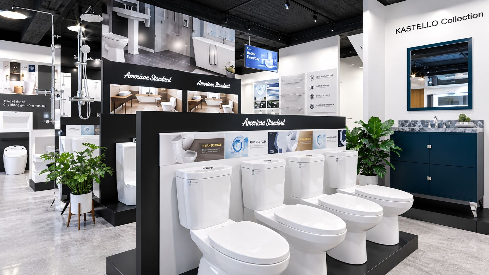 Lợi ích khi mua thiết bị vệ sinh tại showroom American Standard Quảng Trị