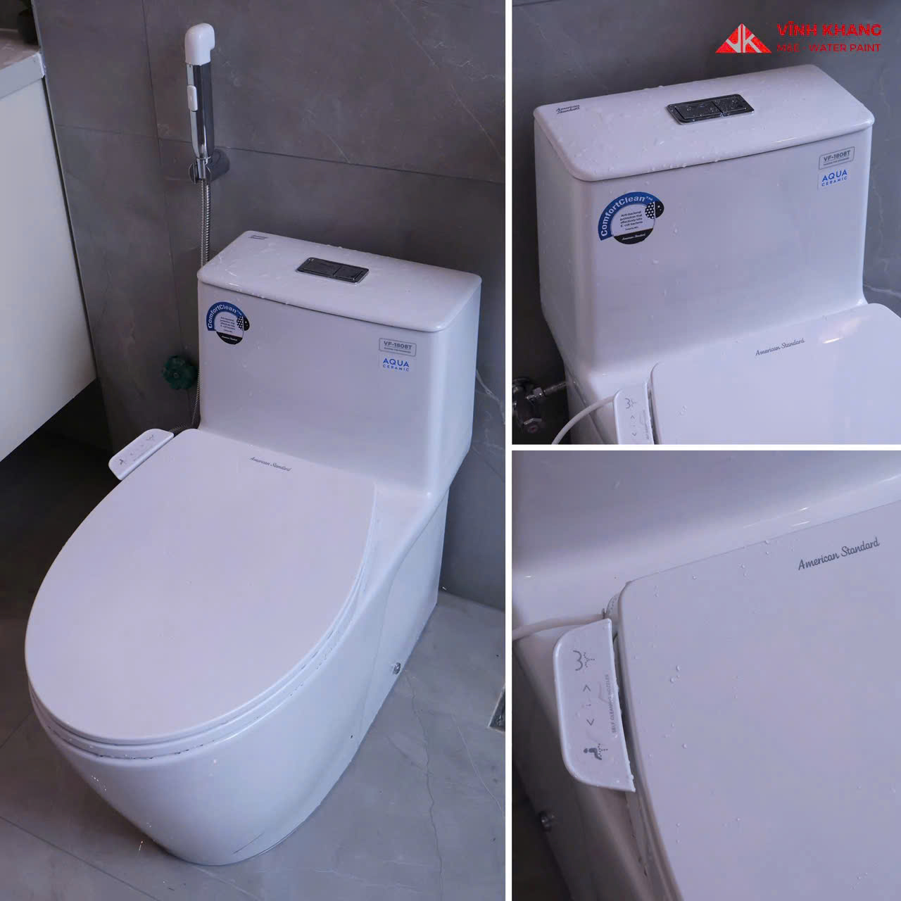 Cách kiểm tra bồn cầu American Standard chính hãng